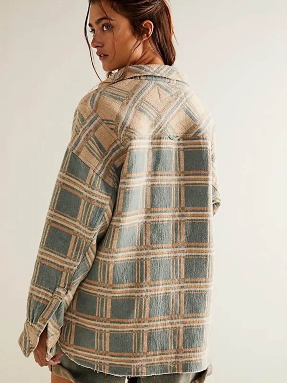 We The Free Arizona Sky Jacquard Plaid Shirt - Picture 2 of 12